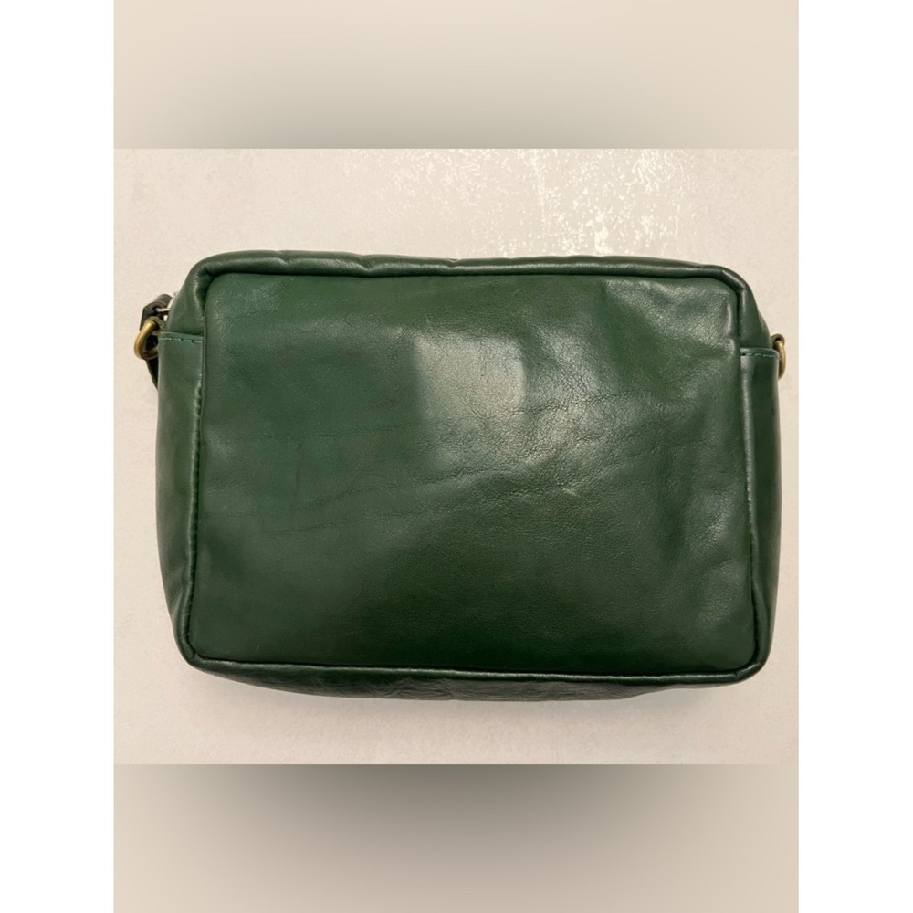 ❤️🔥Clare V. - Green Leather Midi Clutch/Crossbody - OS